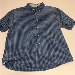 Dockers Navy Checkered Casual Shirt